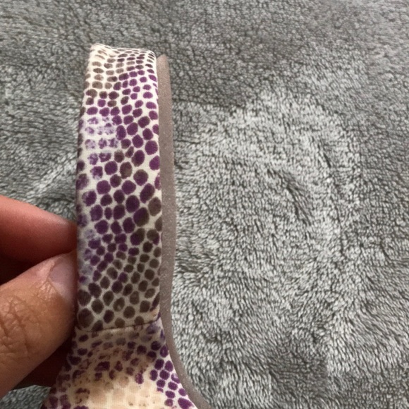 Purple Snake Skin Pattern Vanity Fair Bra 36D - Picture 2 of 4